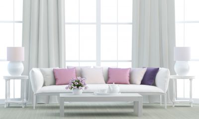 Custom Window Fit in Living Room